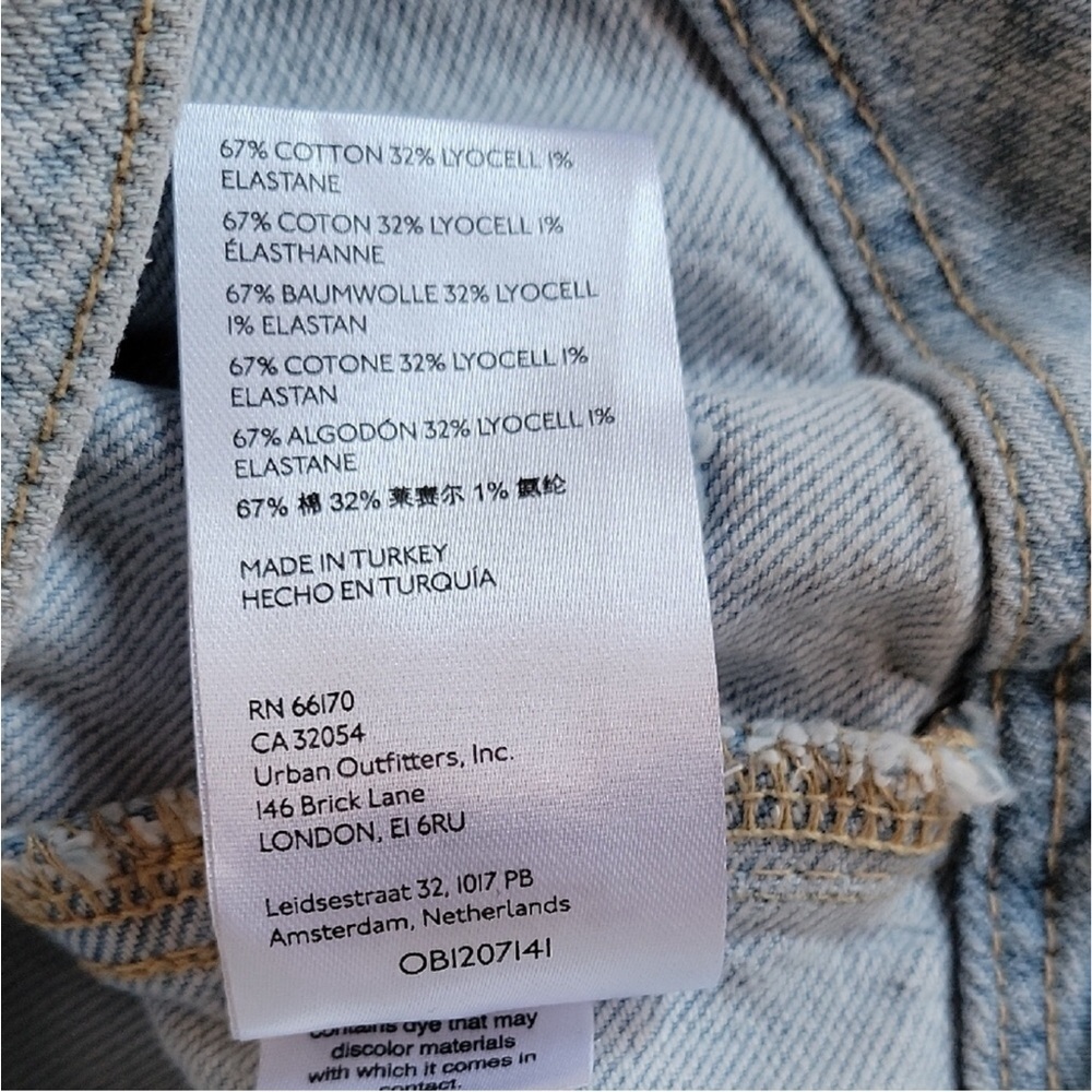 Free People we the Free women’s Light Blue Women's Jeans Wide Leg Size 30 - Picture 10 of 13